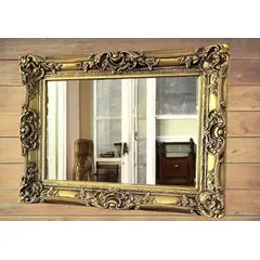 GENERICO - ESPEJO DORADO SALA O LIVING 120x80 LIQUIDACION DESCUENTOS