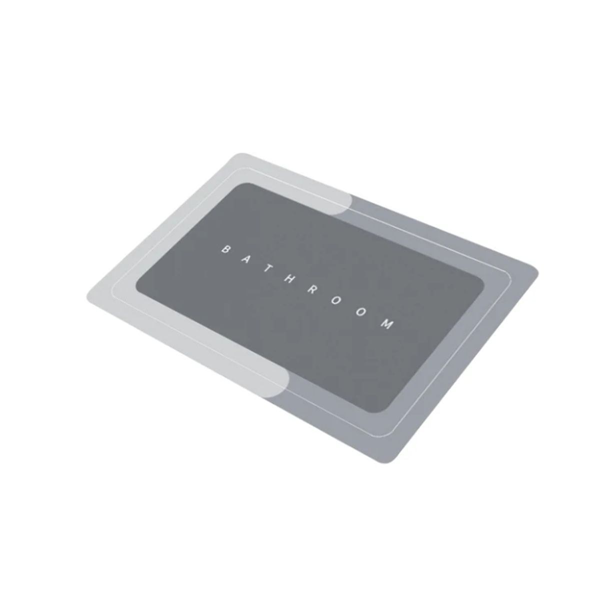 GENERICO - Tapete Baño Alfombra Antidesliz Absorbente Rectangular