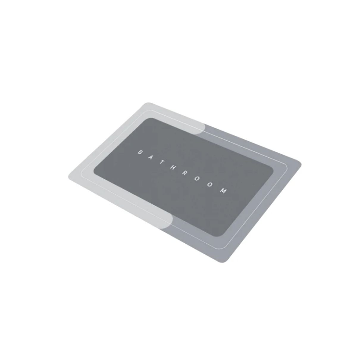 GENERICO - Tapete Baño Alfombra Antidesliz Absorbente Rectangular