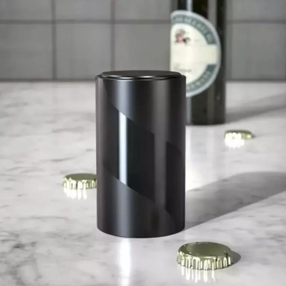 GENERICO - Destapador Botella Abridor De Cerveza Automático Magnético