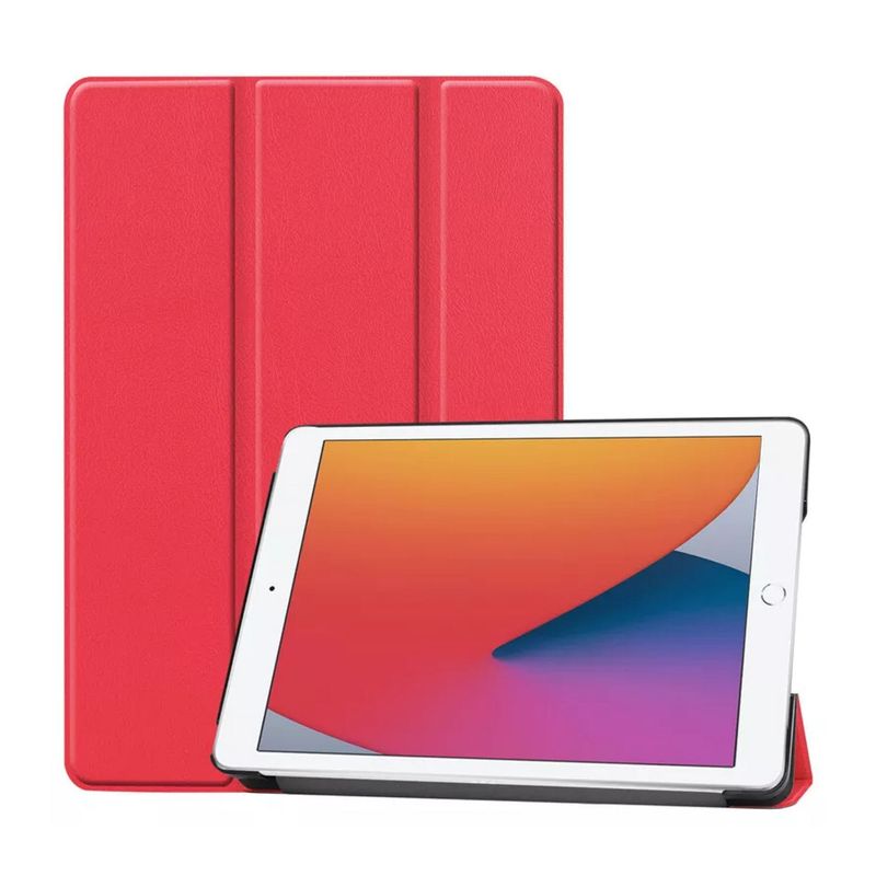 GENERICO - Funda para iPad de 10.9 pulg10th 2022 con soporte para lápices Rojo