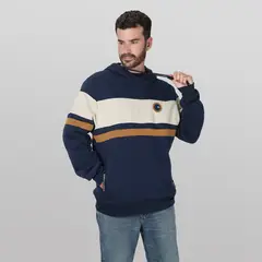 GANGSTER - Poleron Hoodie Bliss Azul