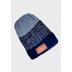 NIBA - Gorro Lana Río Maule Azul Gris