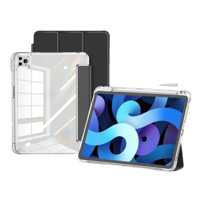 GENERICO - Funda para iPad de 10.9 pulg10th 2022 con soporte para lápices NEGRO