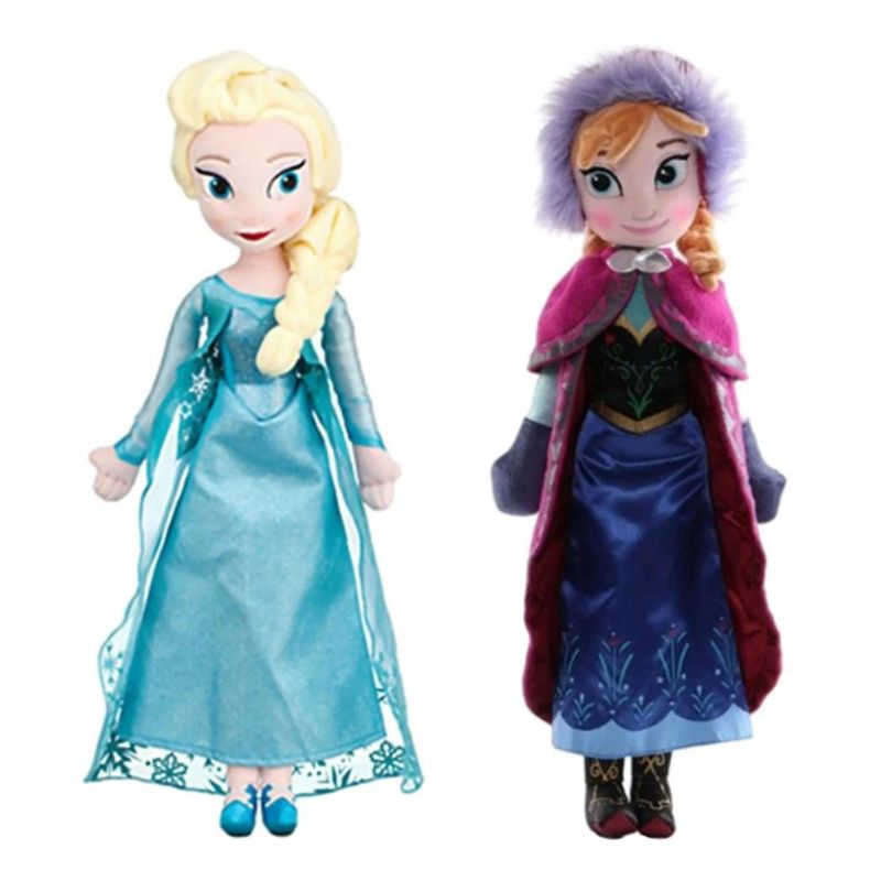 TIOZONEY - Set de Peluches Frozen Elsa y Anna 40cm