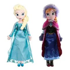 TIOZONEY - Set de Peluches Frozen Elsa y Anna 40cm