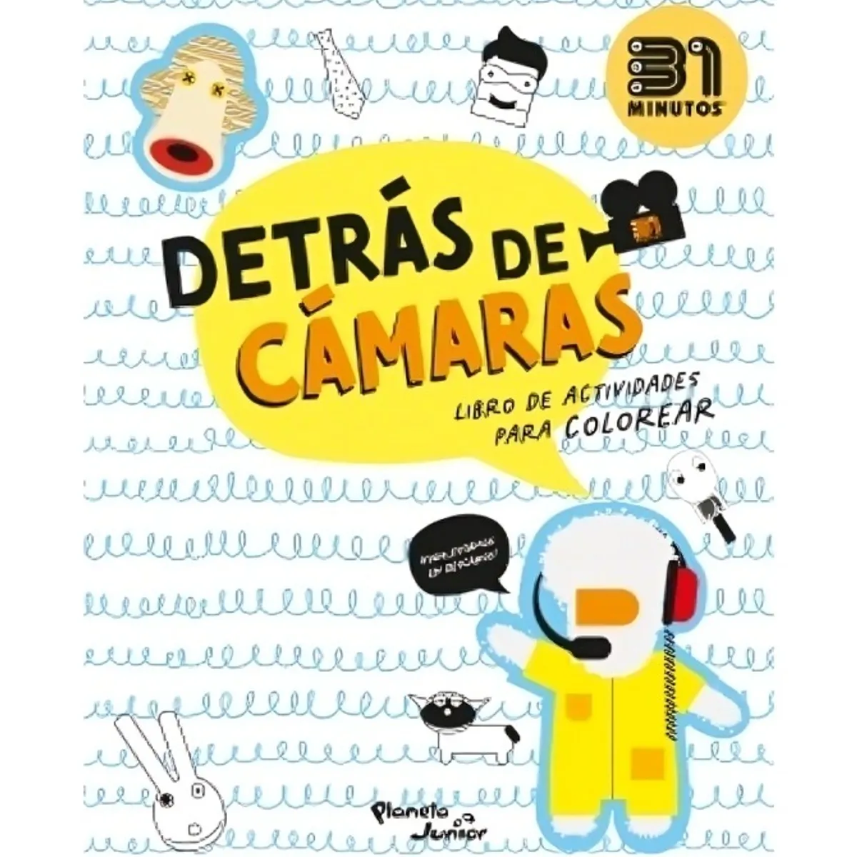TOP10BOOKS - LIBRO Detrás De Cámaras. Libro De Actividades Para Colorear