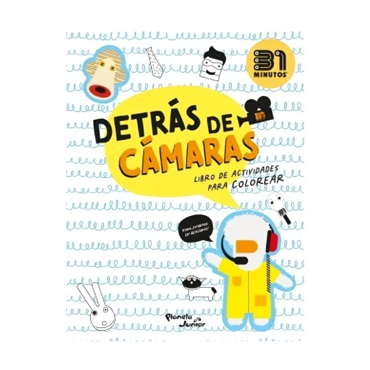 TOP10BOOKS - LIBRO Detrás De Cámaras. Libro De Actividades Para Colorear