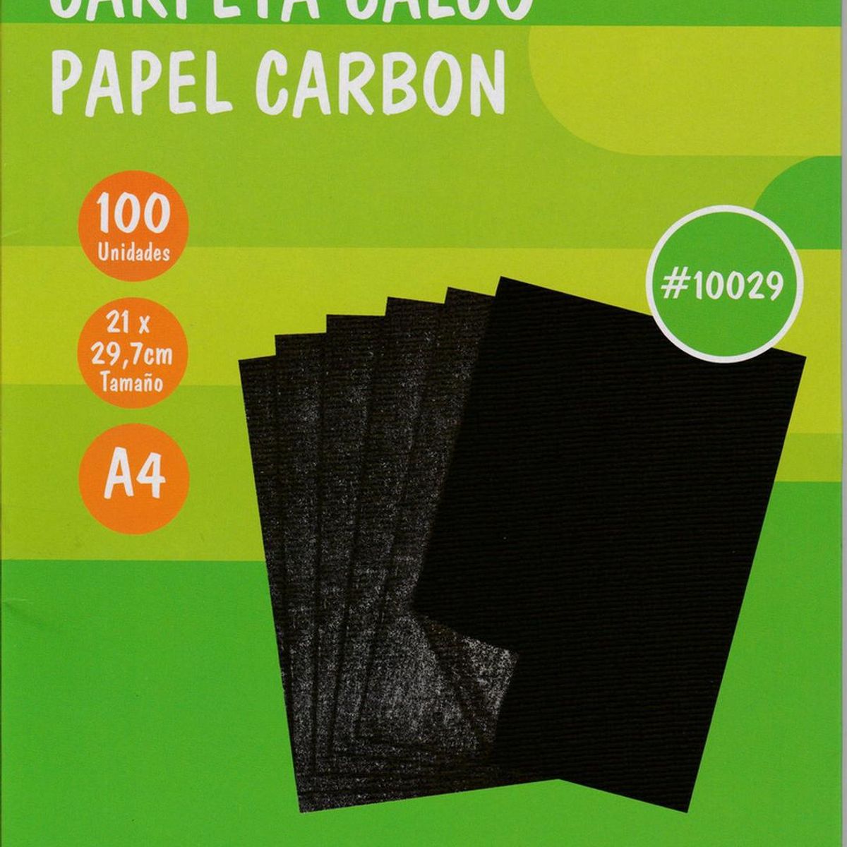 HAND - Papel Calco A4 100 Hojas. Papel Carbón - Negro