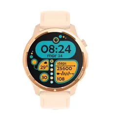 GENERICO - Smartwatch Elegante 360X360 Monitoreo Salud Compatible IOS Android Notificaciones Salud Deporte