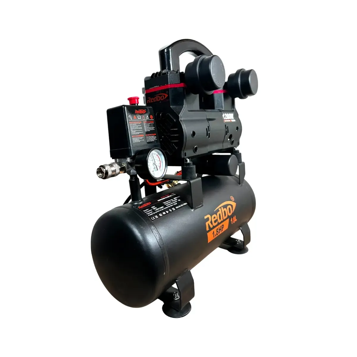 GENERICO - Compresor De Aire Silencioso 10L OIL FREE Odontologico