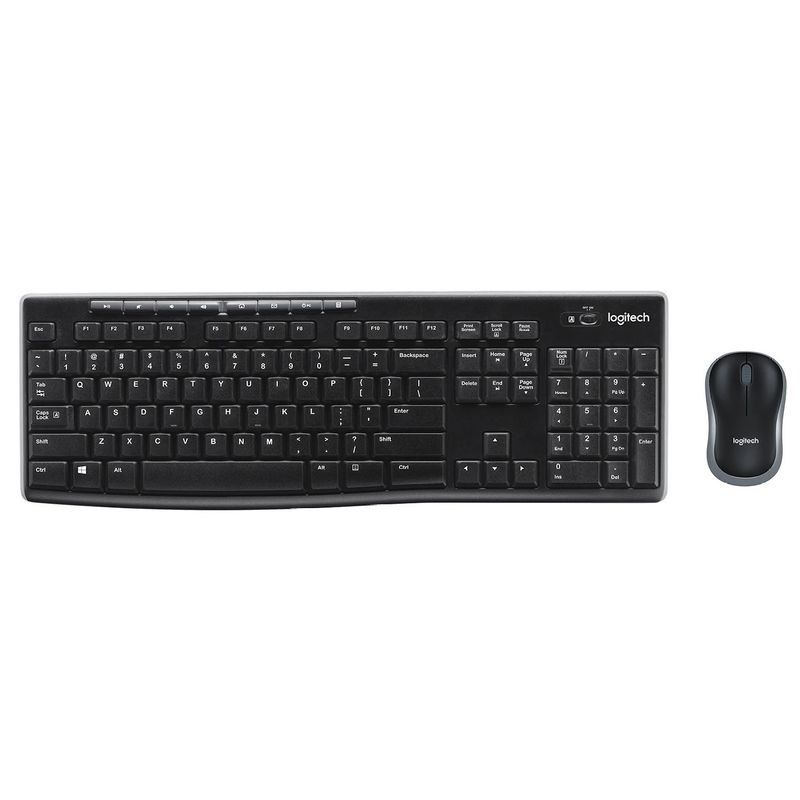 LOGITECH - Kit Teclado y Mouse Inalámbrico Logitech MK270