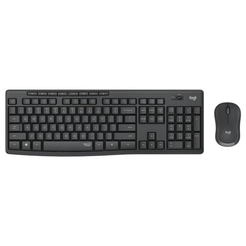 LOGITECH - Kit Teclado y Mouse Inalámbrico Logitech MK295 Silent