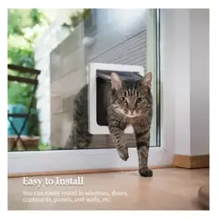 GENERICO - Puerta Exterior Grande L Para Perro Gato Mascota g004