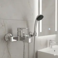 STRETTO - Monomando Llave Grifo Para Tina Ducha Modelo Napoles