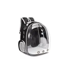 GENERICO - Mochila Bolso Transportes Transparente Mascotas Black