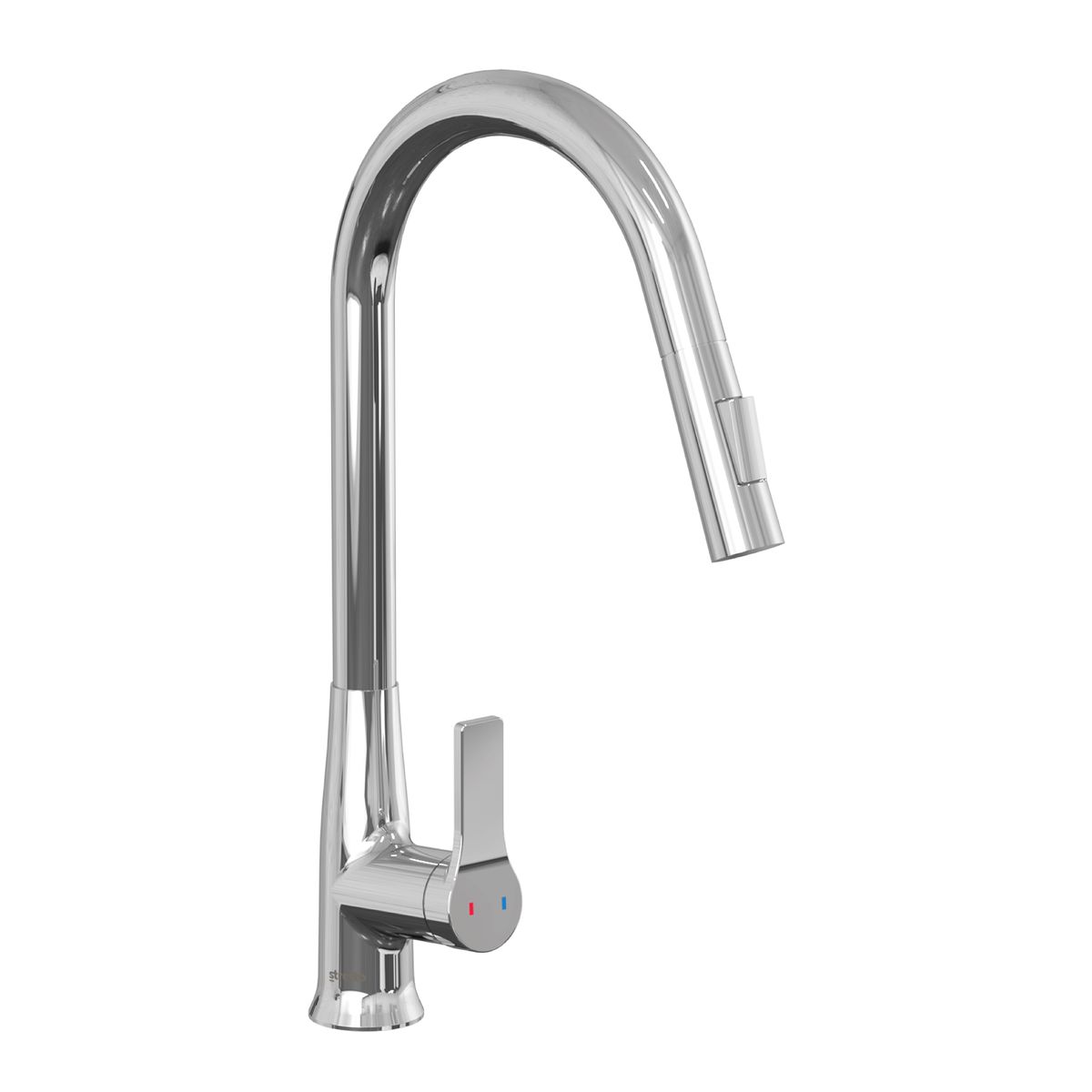 STRETTO - Monomando Llave Extraíble Lavaplatos Modelo Trivento Stretto