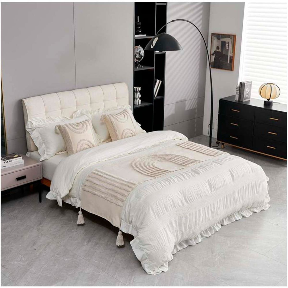 GENERICO - Set Piecera Boho 60 X 210 +2 fundas