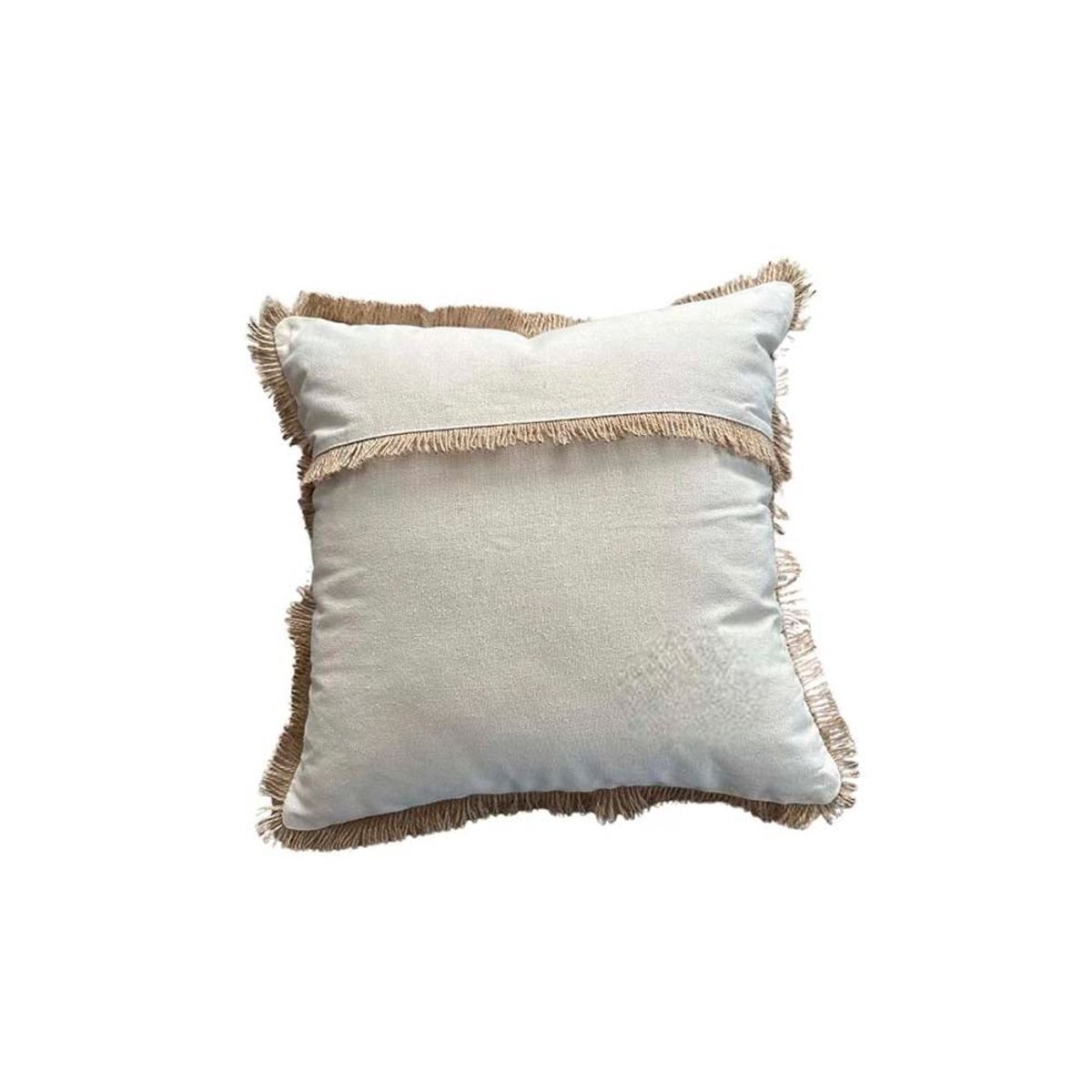 GENERICO - Pack de Funda De Cojin de Lino y Yute tejido 45x45 Cm