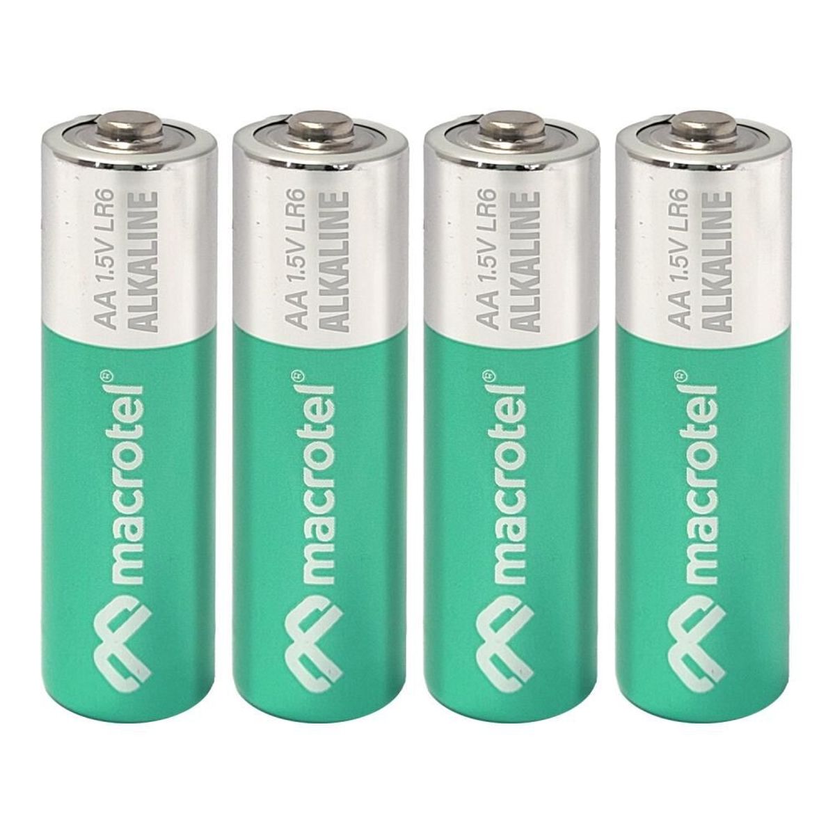 MACROTEL - Pack 4 Pilas AA Alcalinas Macrotel