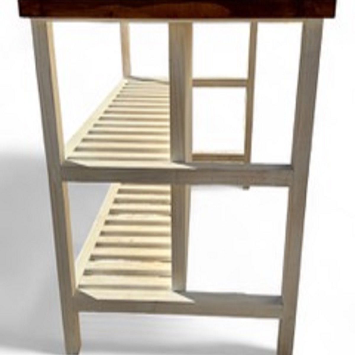 TAIKKEE - ISLA RUSTICA DE COCINA COLOR BLANCO ALBAYALDE