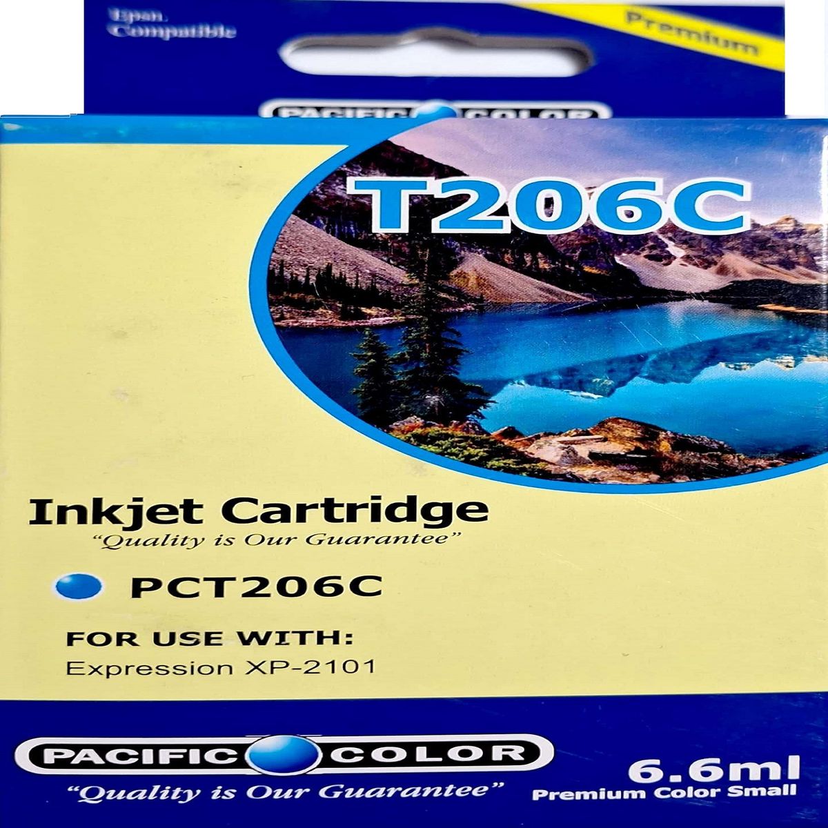 PACIFIC COLOR - Tinta Alternativa para Epson 206 Cyan