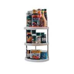 GENERICO - Organizador Estante Especiero Giratorio De 3 Niveles Cocina