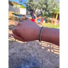 GENERICO - Pulsera Tejida en oro laminado 18k