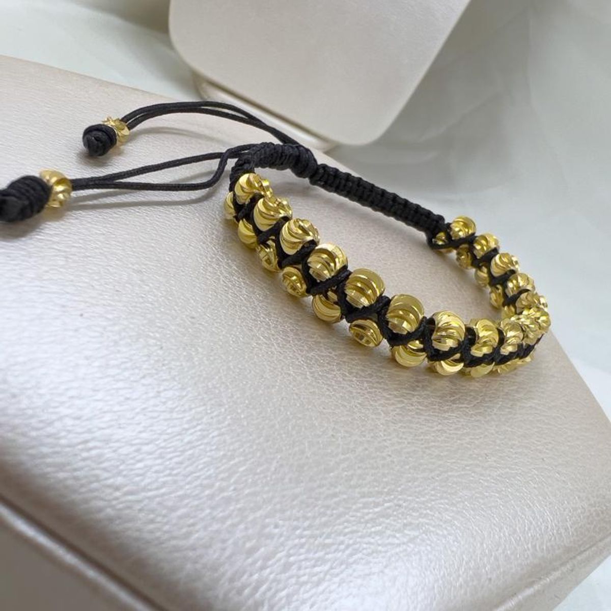 GENERICO - Pulsera Tejida en oro laminado 18k