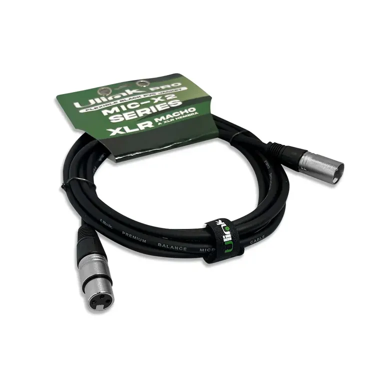 Cable De Audio XLR Macho Hembra De 10 Mts UL-MIC-X2010