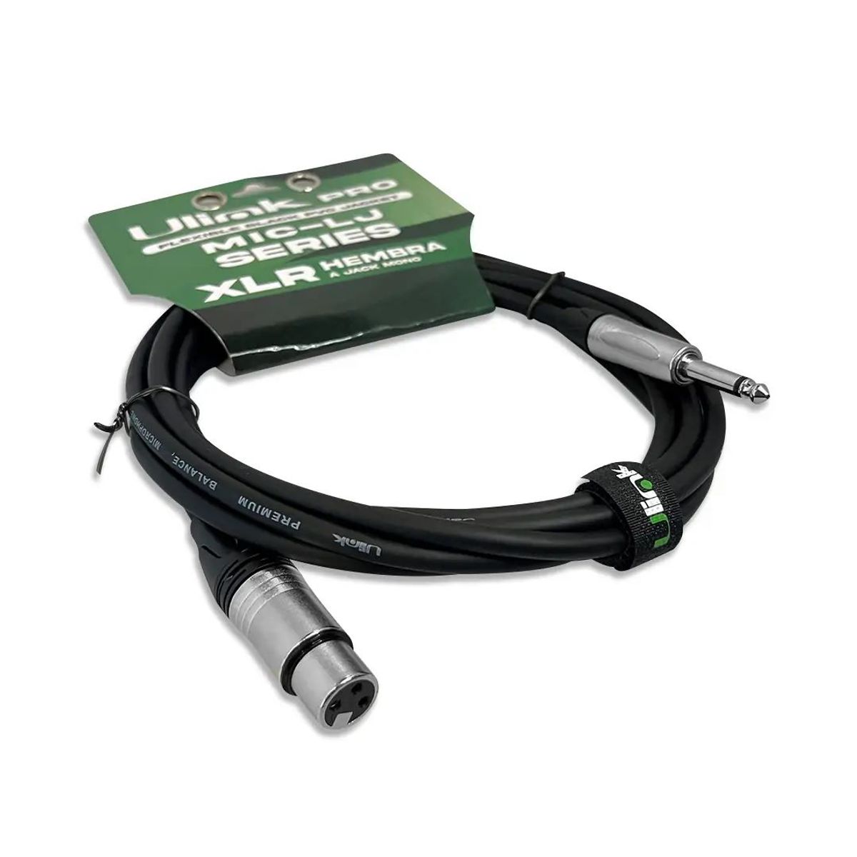 ULINK - Cable de audio XLR hembra a Jack mono de 6Mts UL-MIC-LJ6006