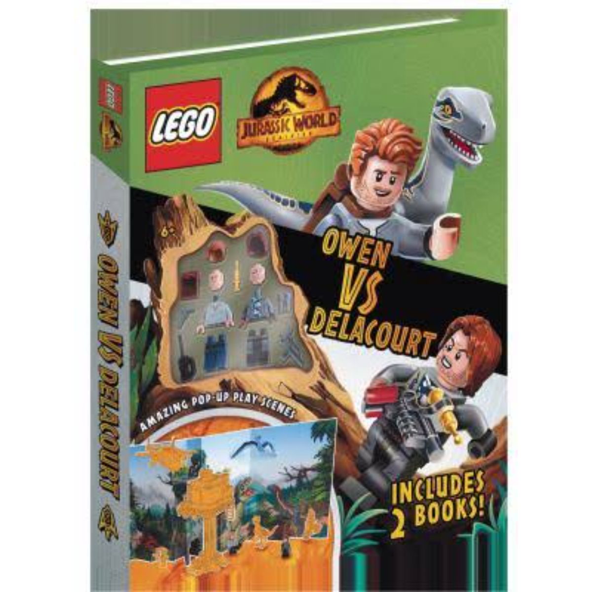 CATAPULTA EDITORES - Lego Landscape Jurassic World: Owen Vs. Delacourt