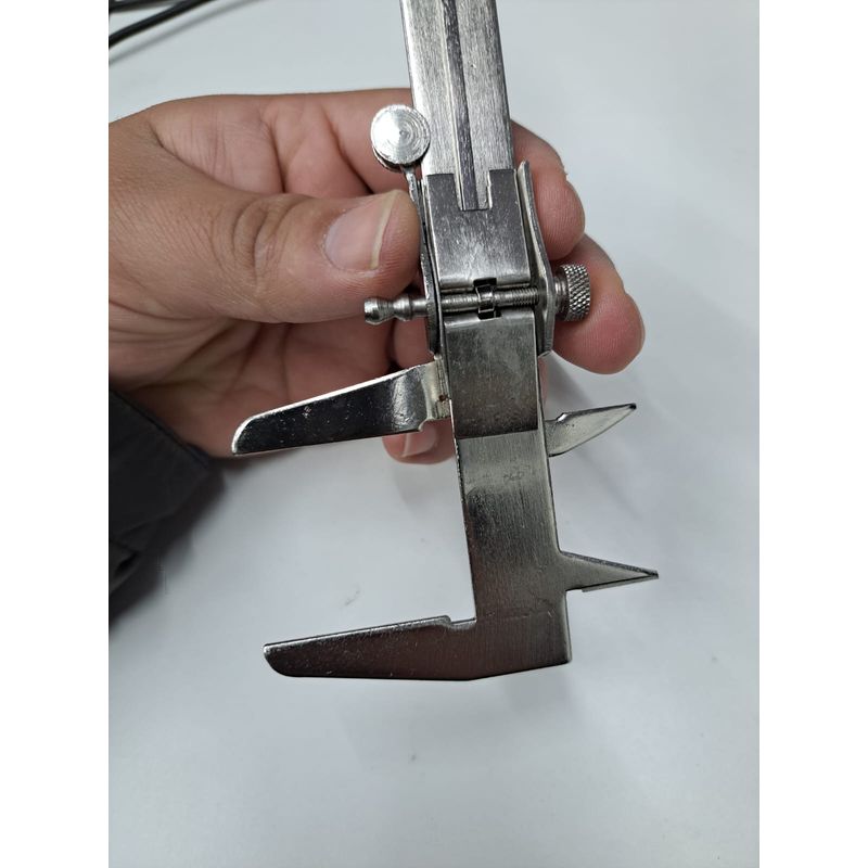 GENERICO - Pie De Metro Calibre Vernier 5 Metal