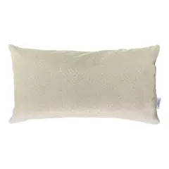 ELIZABETH PEPER - Cojín Decorativo diseño Lino Beige Tokyo 80x40 Relleno