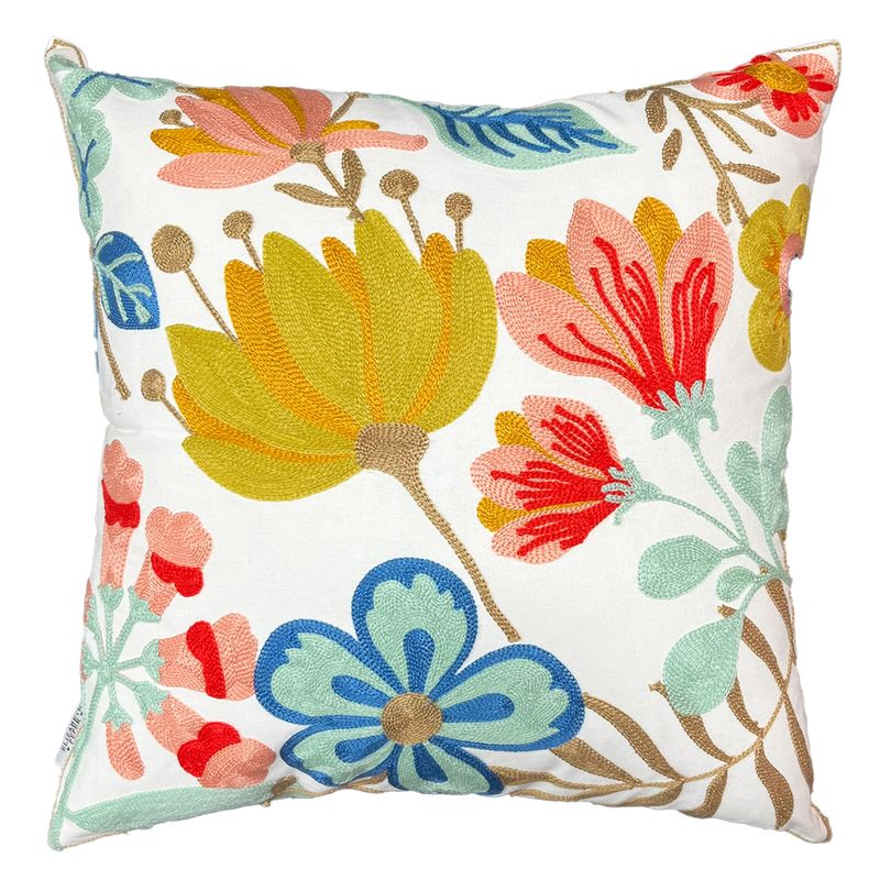 ELIZABETH PEPER - Funda Cojin Decorativo Diseño Tulipan Amarillo 45x45