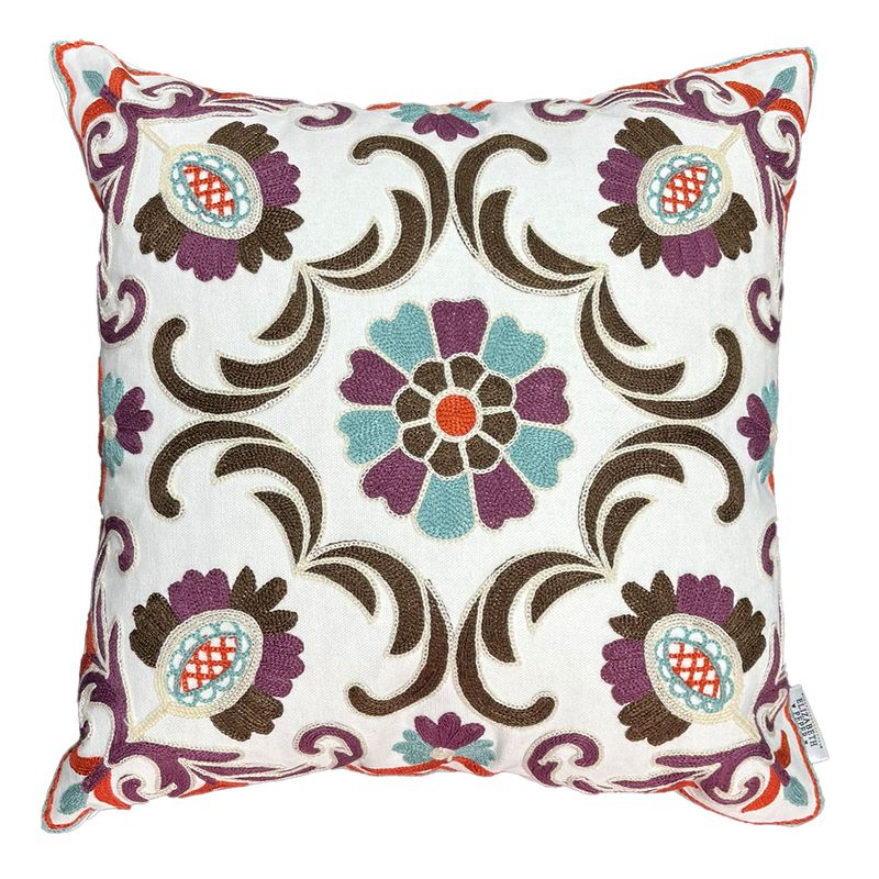 ELIZABETH PEPER - Funda Cojin Decorativo Diseño Jaipur Morado 45x45