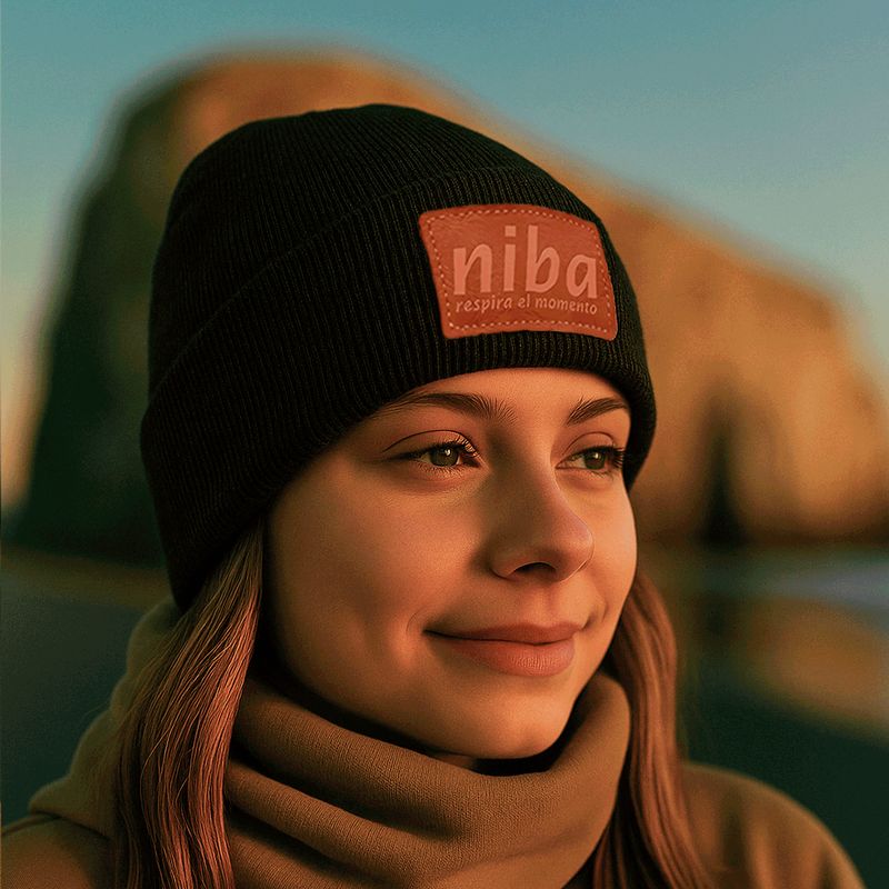NIBA - Gorro Lana Los Maquis Gris Oscuro Niba