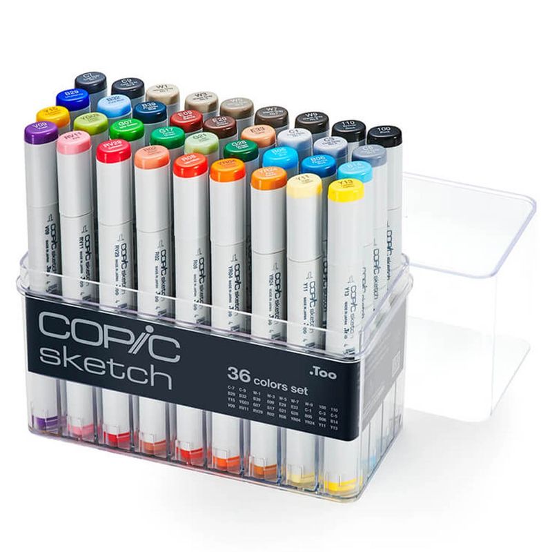 GENERICO - Copic Sketch Set 36 Colores Profesionales