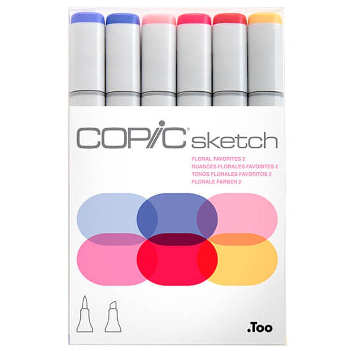 GENERICO - Copic Sketch Set 6 Colores Floral Favorites 2