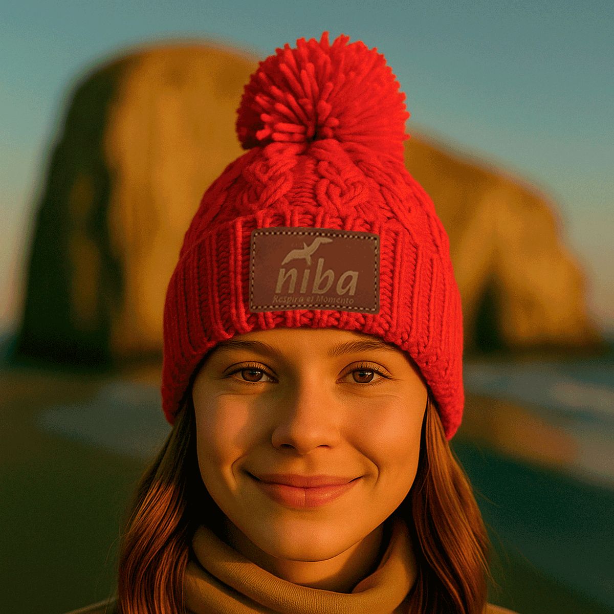 NIBA - Gorro Lana Yacal Ladrillo Niba