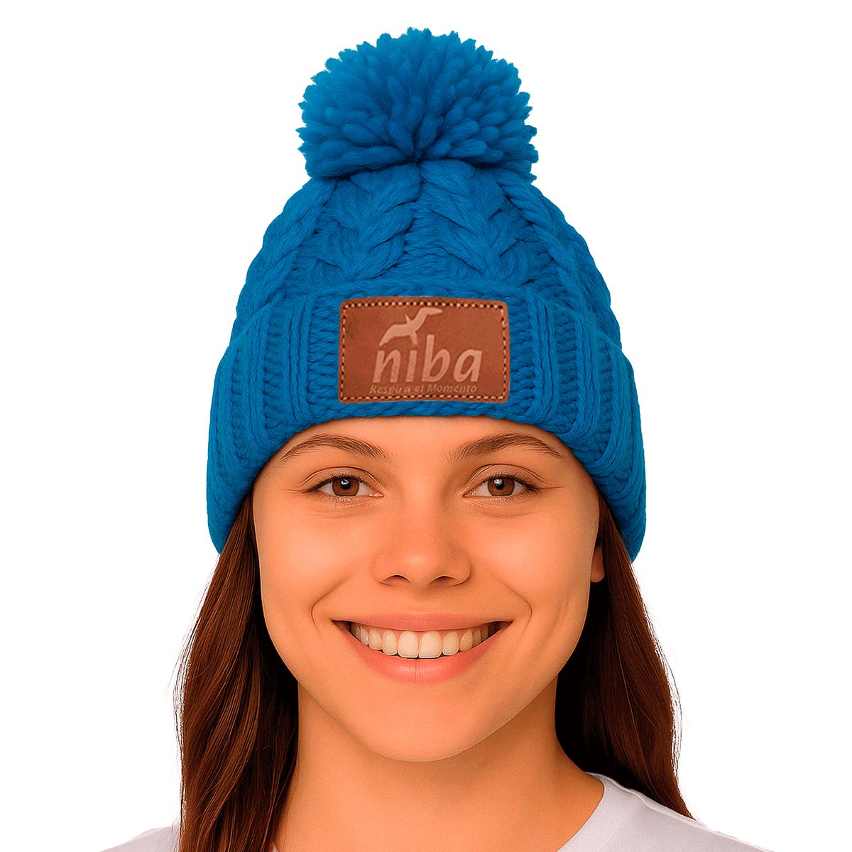 NIBA - Gorro Lana Yacal Azul Oceano Niba