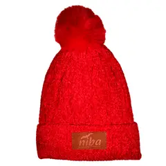 NIBA - Gorro Lana Gamuza Rojo