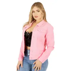 YASSNE - Chaqueta de Mezclilla para Mujer CH85