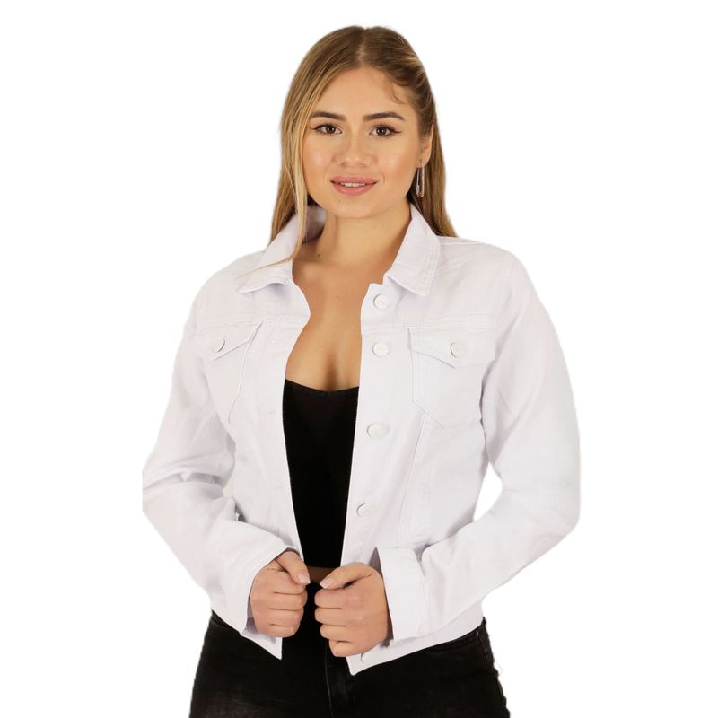 YASSNE - Chaqueta de Mezclilla para Mujer J19 Yassne