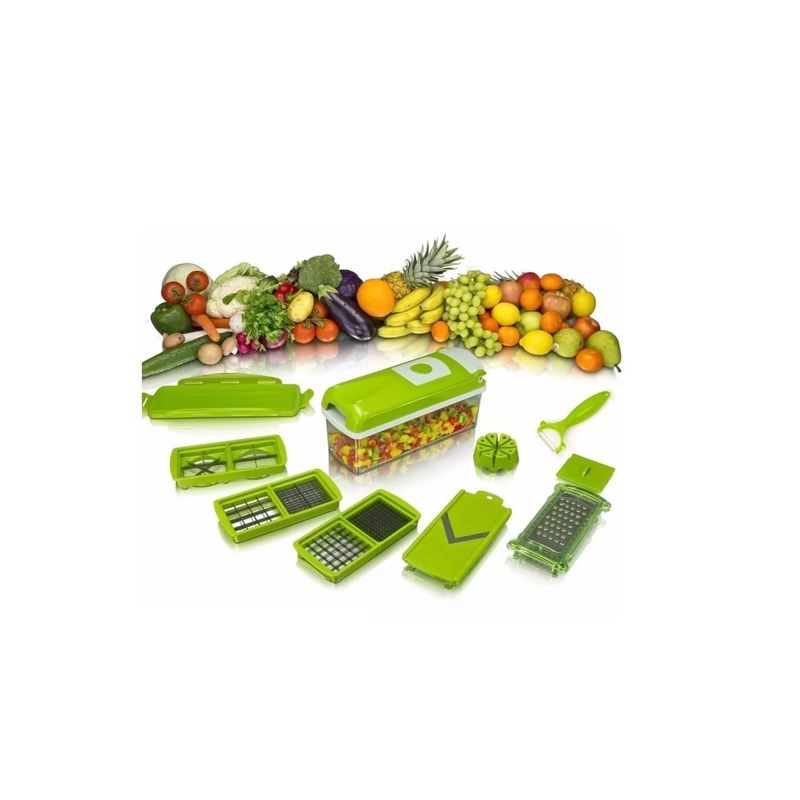 GENERICO - Picador Rallador Cortador Multiuso Frutas Verduras Vegetales_