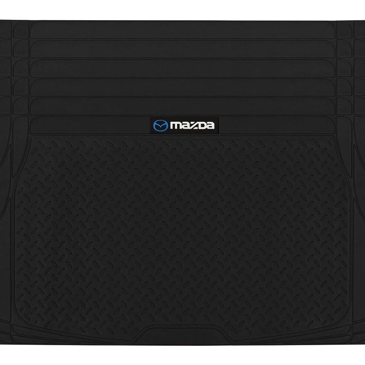 GENERICO - Piso Goma Maleta Maletero Con Marca Mazda Para Vehiculos