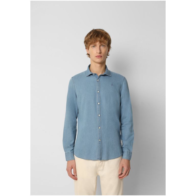 SCALPERS - Camisa Denim Básica Denim