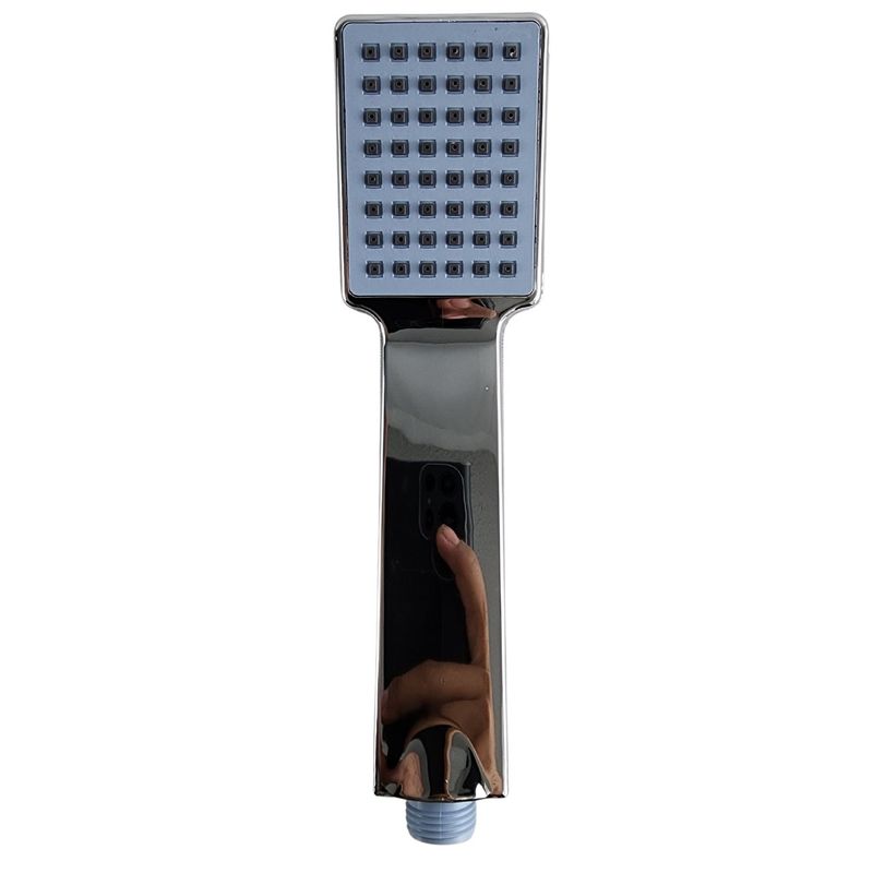 GENERICO - Cabezal de Ducha Rectangular ABS Cromado Macizo Premium