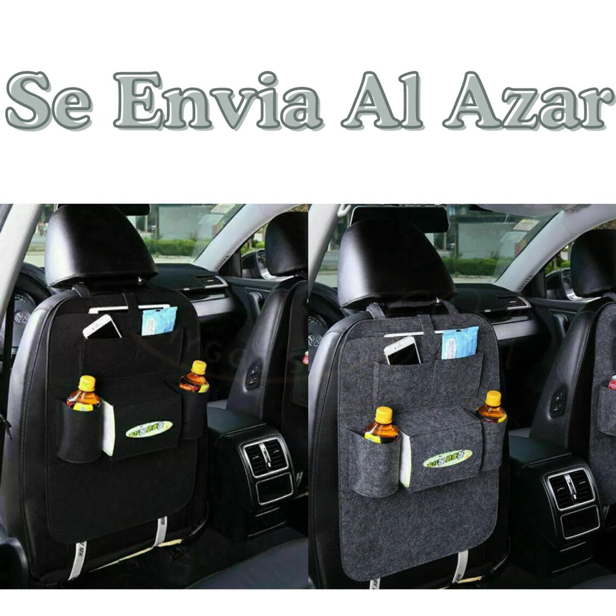 GENERICO - Bolso Organizador Para Respaldo Asiento De Auto