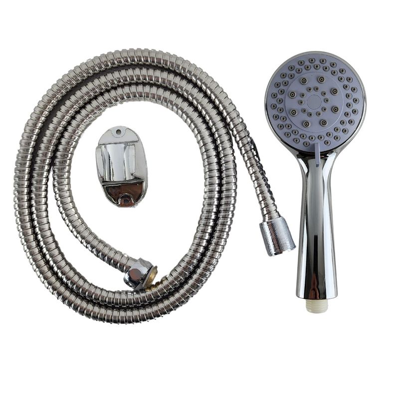 GENERICO - Kit Ducha Manguera 150cm Cromado 3 Posiciones Ahorro Agua